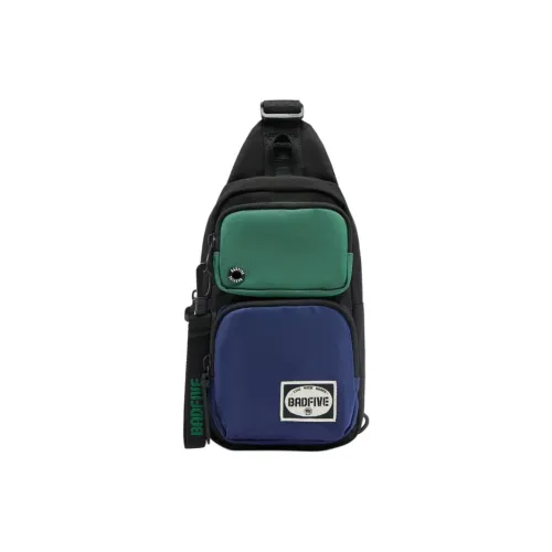 LINING Badfive Полиэстер Одно Плечо Сумка через плечо Sling Сумка Унисекс Черный Juniper Зеленый Сумеречный Синий