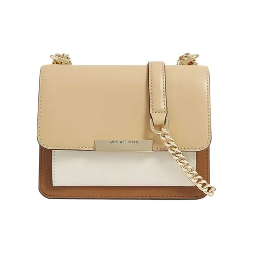 MICHAEL KORS Jade Коровья кожа Сумка через плечо Женская Светло-желтая