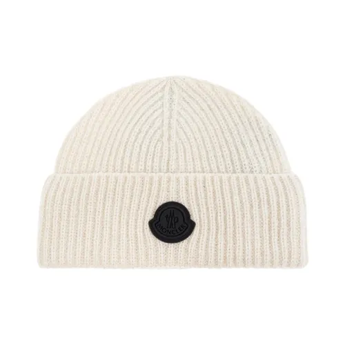 Moncler Шерсть Мохер Полиамид Шапки-бини Женские Белые