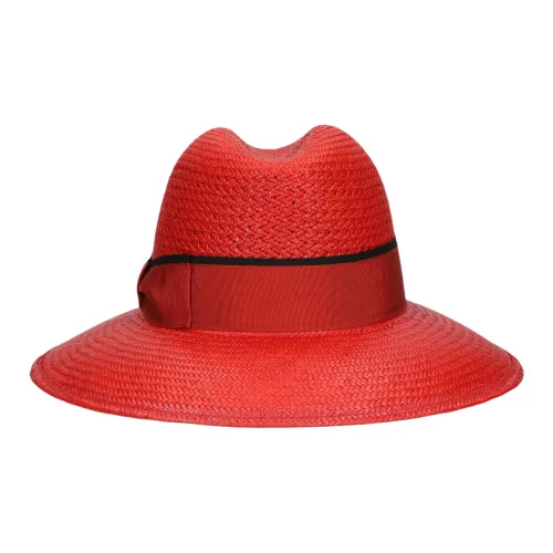 Borsalino Пляжные Шляпы ведра Женские Красные