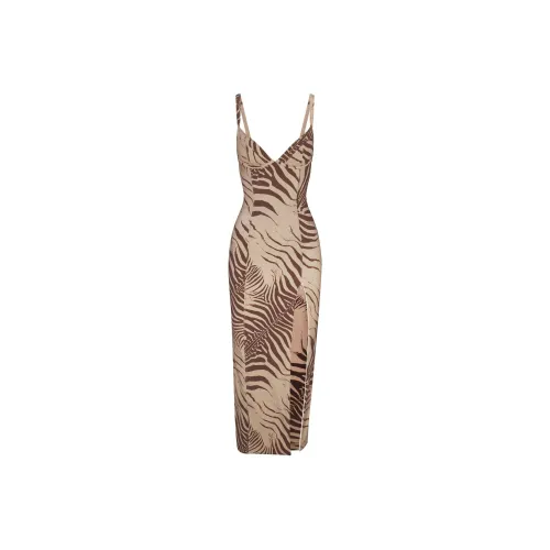 SKIMS x Roberto Cavalli SS25 UNDERWIRE Платье Slip Платье Женское