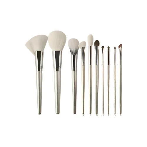 JOLLY BULL 10 шт Позолоченный Коллекция Тени для век Щетка Конский волос Хайлайтер Румяна And Пудра Щетка Набор