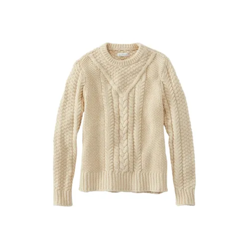 L.L.Bean Экрю Женские Свитеры