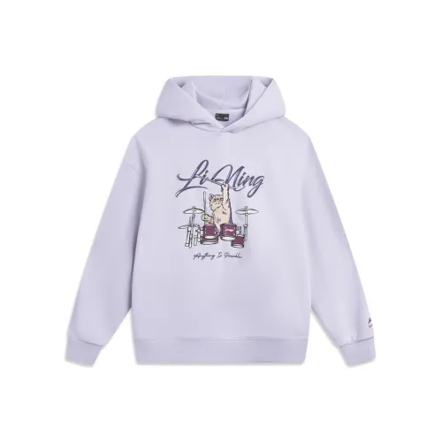 LINING Sports Life Collection Толстовка Женская Морская соль Фиолетовая