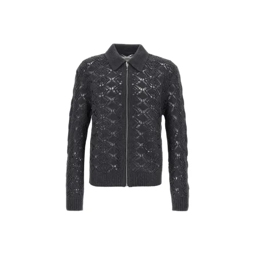 JIL SANDER Темно-серый Мужской Трикотаж