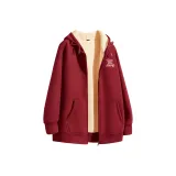 Бордовый (Сердцебиение Розовый Логотип на груди)