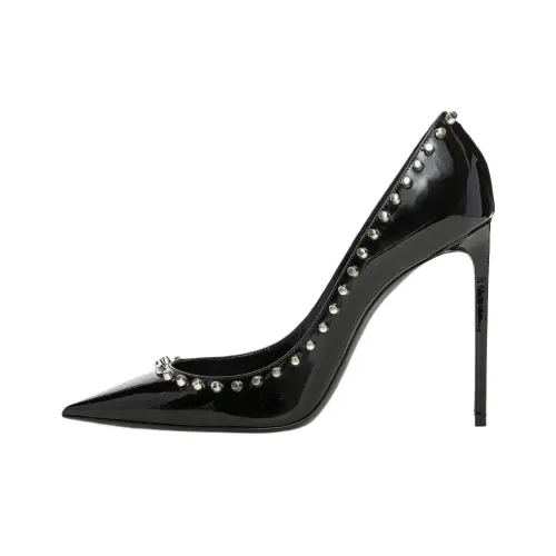 SAINT LAURENT Zoe Высокие каблуки Черные Женские