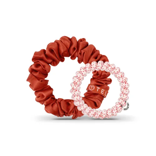 TELETIES Шелковые резинки-спирали для волос женские