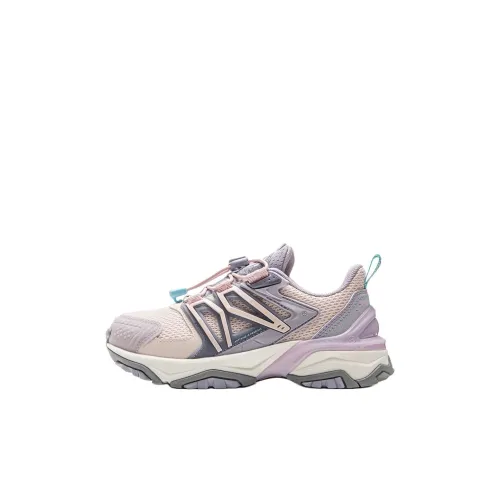 LINING YOUNG Sports Life Collection Амортизация Rebound Низкий Топ KIDS Lifestyle Shoes Розовый Фиолетовый