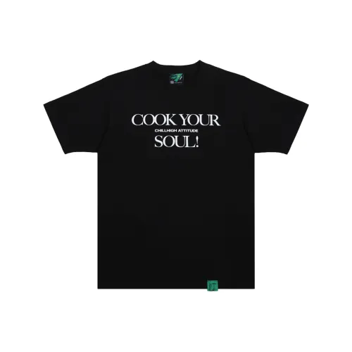 ChillHigh 250 г 100% хлопок Короткий рукав T-рубашка Унисекс