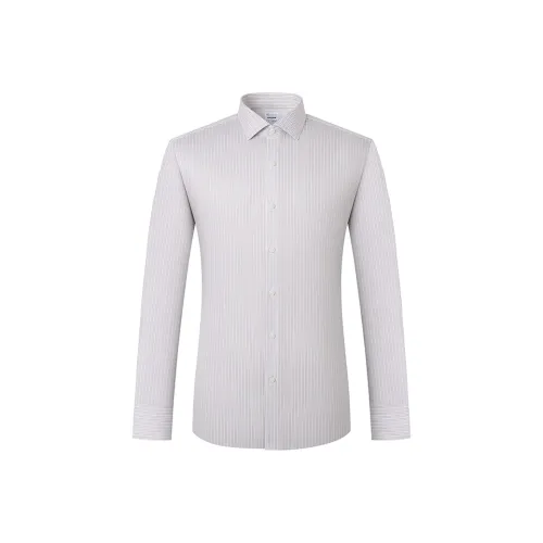 Camicissima Коричневый с полосками, виндзор, воротник, мужские рубашки