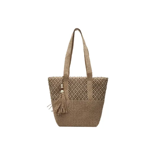 LEXI Плетеная соломенная сумка-тоут сумка для покупок сумка через плечо стандартная женская многоцветная