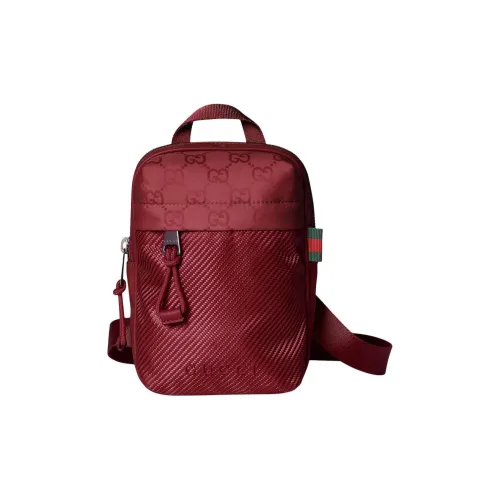 GUCCI Нейлоновая сумка Sling унисекс красный