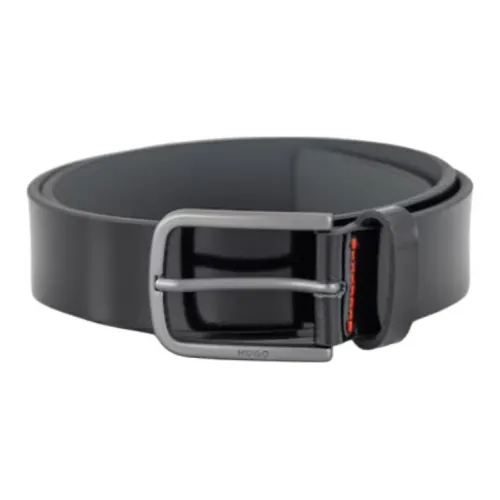 Hugo Натуральная кожа ремни мужские черные