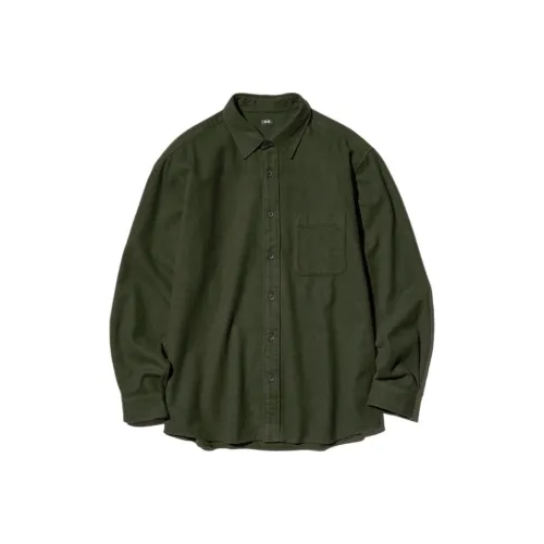 UNIQLO Яшмовый Унисекс Рубашки