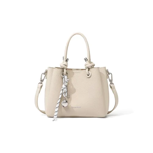 CinvaiKrose Сумка через плечо из коровьей кожи сумка Mom's большая женская экрю черная