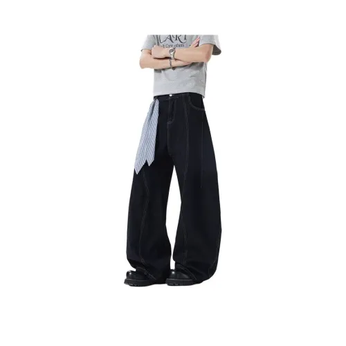 UPWARD LAB Черные Унисекс Джинсы