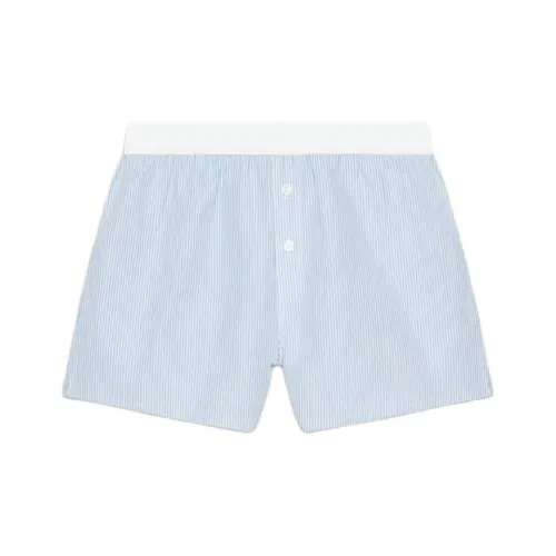 ARITZIA SS25 TNA Dally Poplin Banded Boxer Short Casual Shorts Women's