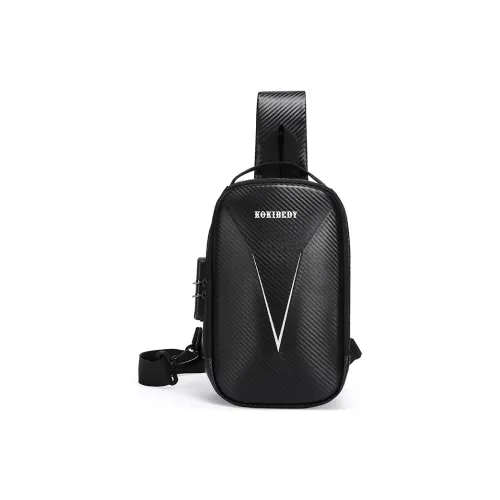 SAPANA STUDIO Nylon Sling Bag Мужской Черный