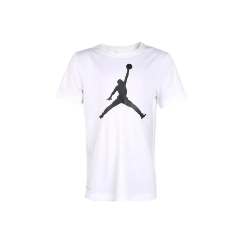 JORDAN JUMPMAN AIR Белый Kids T-рубашки