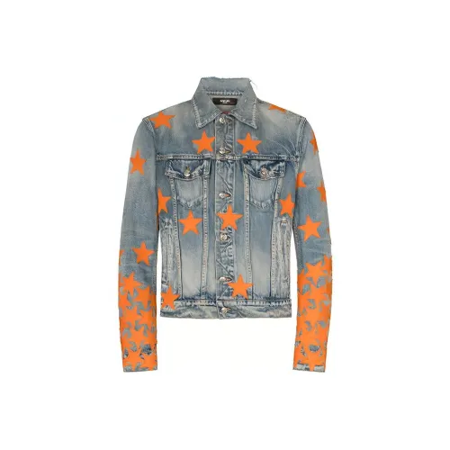 AMIRI Blue Men's Denim Jackets  
AMIRI Синий Мужские Джинсовые Куртки