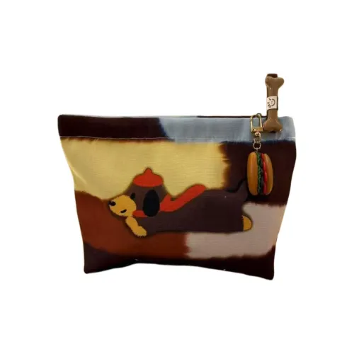 ALOENEY Canvas Clutch Women's Khaki