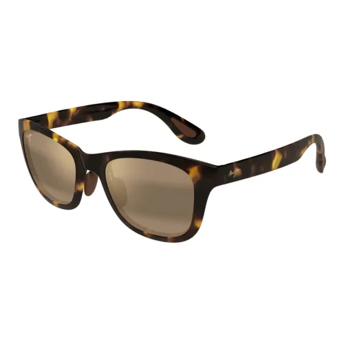 Maui Jim Ацетат Пластик Квадратные Солнцезащитные очки Унисекс Умбра