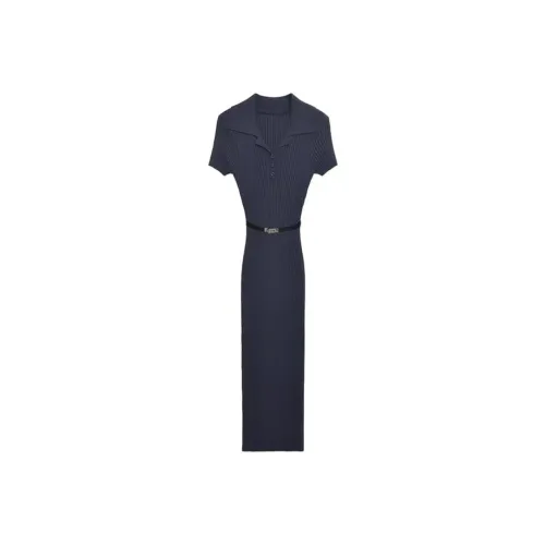 QIAOMONVHAI Короткое платье с короткими рукавами женское