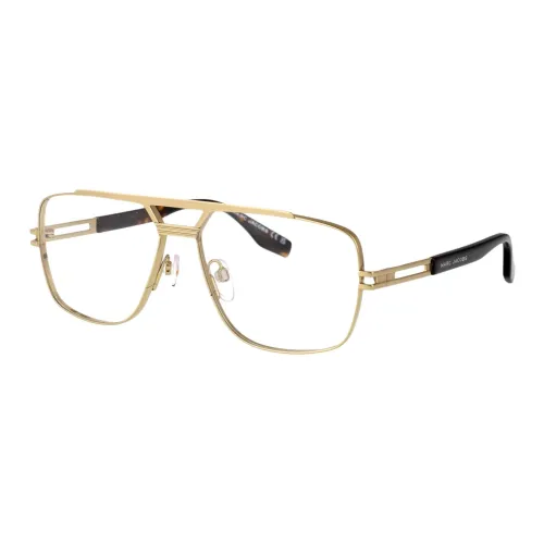 MARC JACOBS Титановый сплав Авиатор Оправы для очков Мужской Золотой