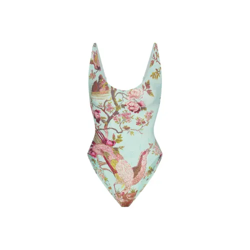 SKIMS x Roberto Cavalli SS25 Scoop Шея ONE PIECE ONE PIECE Купальник Женские