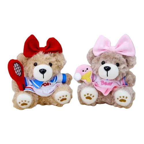 CHUNTUSHU Бейсбол Cookies Медведь Кукла Плюшевая Подвеска 12 см Рекомендуемая Высота