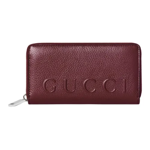 GUCCI GRAIN LEATHER Кошелек Женский Красный