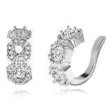 Серебряные наушники (1 пара)