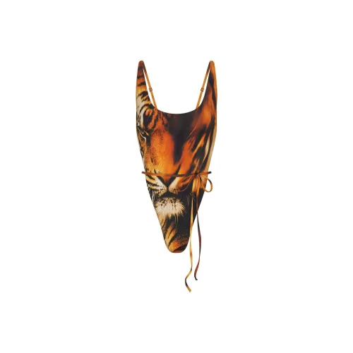 SKIMS x Roberto Cavalli SS25 Галстук WAIST ONE PIECE ONE PIECE Купальник Women's