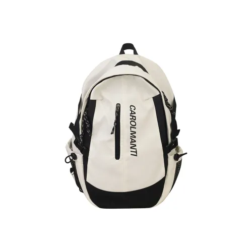 ZKHE Полиэстер Рюкзак Стандартный Подростки Белый Черный