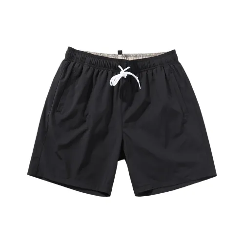 DESMIIT Черные Мужские Пляжные Шорты