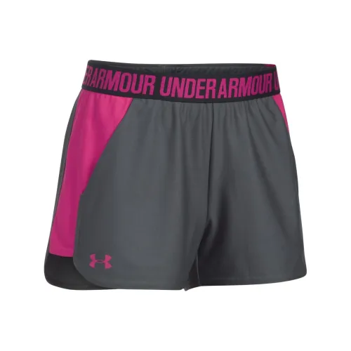 Under Armour Play Up Носорожий серый/Тропический Розовый Женские Повседневные шорты