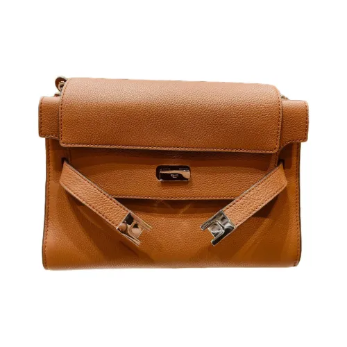 TORY BURCH Lee Radziwill Кожа Плечевая Сумка Женская Коричневая