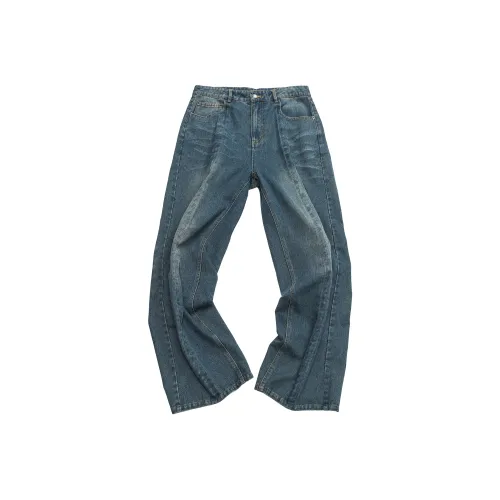 ME DA IGUAL Синие Унисекс Джинсы