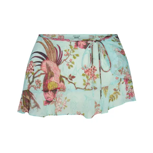 SKIMS x Roberto Cavalli Галстук Боковая сторона Мини-юбка Платья и Юбки для плавания Женские