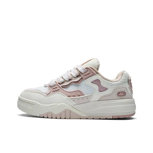 Кроссовки для скейтбординга KAPPA Low Top Белые Розовые Женские