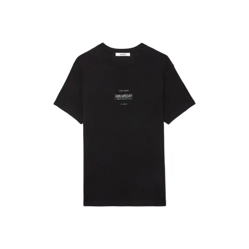 Zadig & Voltaire Черные Мужские T-рубашки