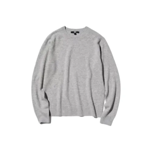 UNIQLO Кашемир Свитер Женский Серый