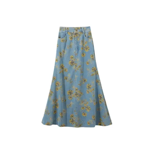 ARIADNAW STUDIO Повседневный Длинный Юбка Женские