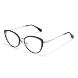 Яркий черный, серебристый