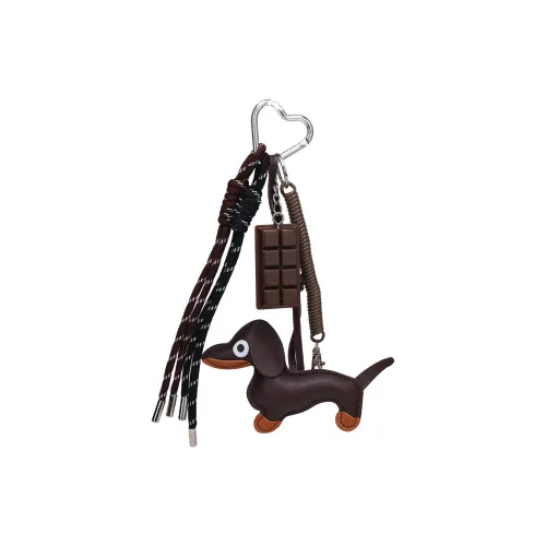 ZUOWEISHIJIA Кожа Сердце Пряжка Брелок Унисекс