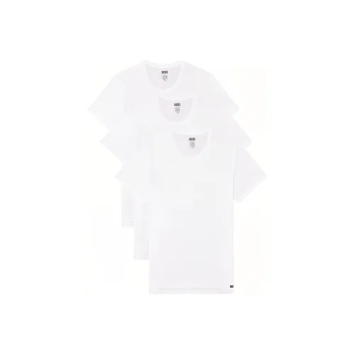 DIESEL T-Shirt Мужской 3 упаковки белый