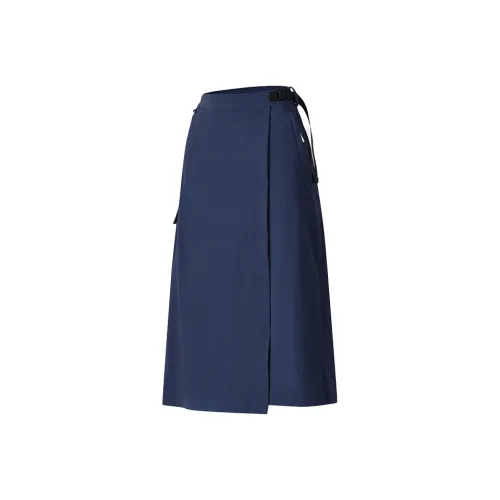FILA EXPLORER Повседневный Длинный Юбка Женская Сосново-Синий