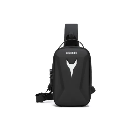 SAPANA STUDIO Nylon Sling Bag Мужской Черный