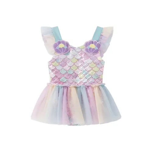 JELLYBABY Удобный Летний Многоцветный Топ с Рисами